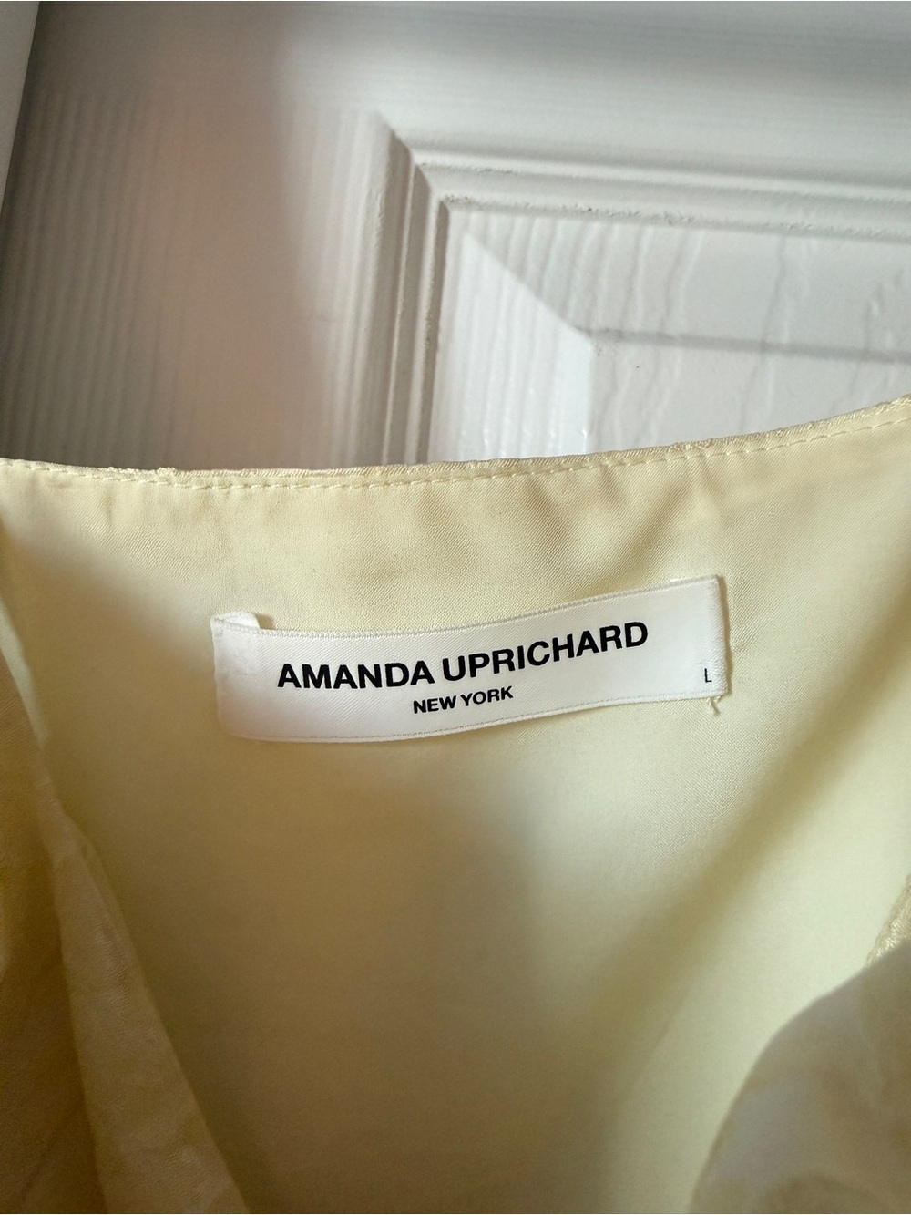 Amanda Uprichard Rinaldi Mini Dress in Cornsilk - Picture 5 of 6
